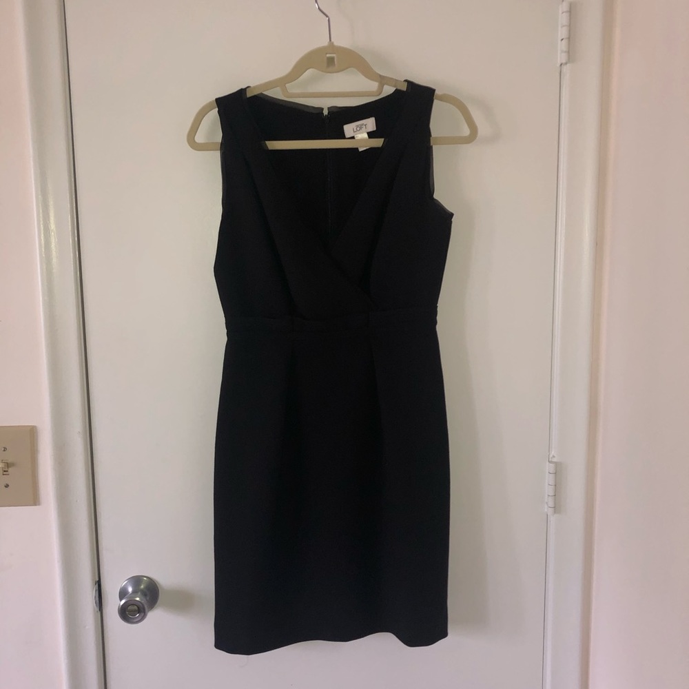 Ann Taylor loft black dress
